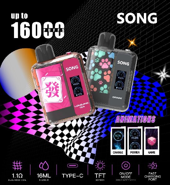 SONG崧A29體驗測評：16000口大容量+炫酷屏幕，年輕人的第一支“玩味”電子煙？