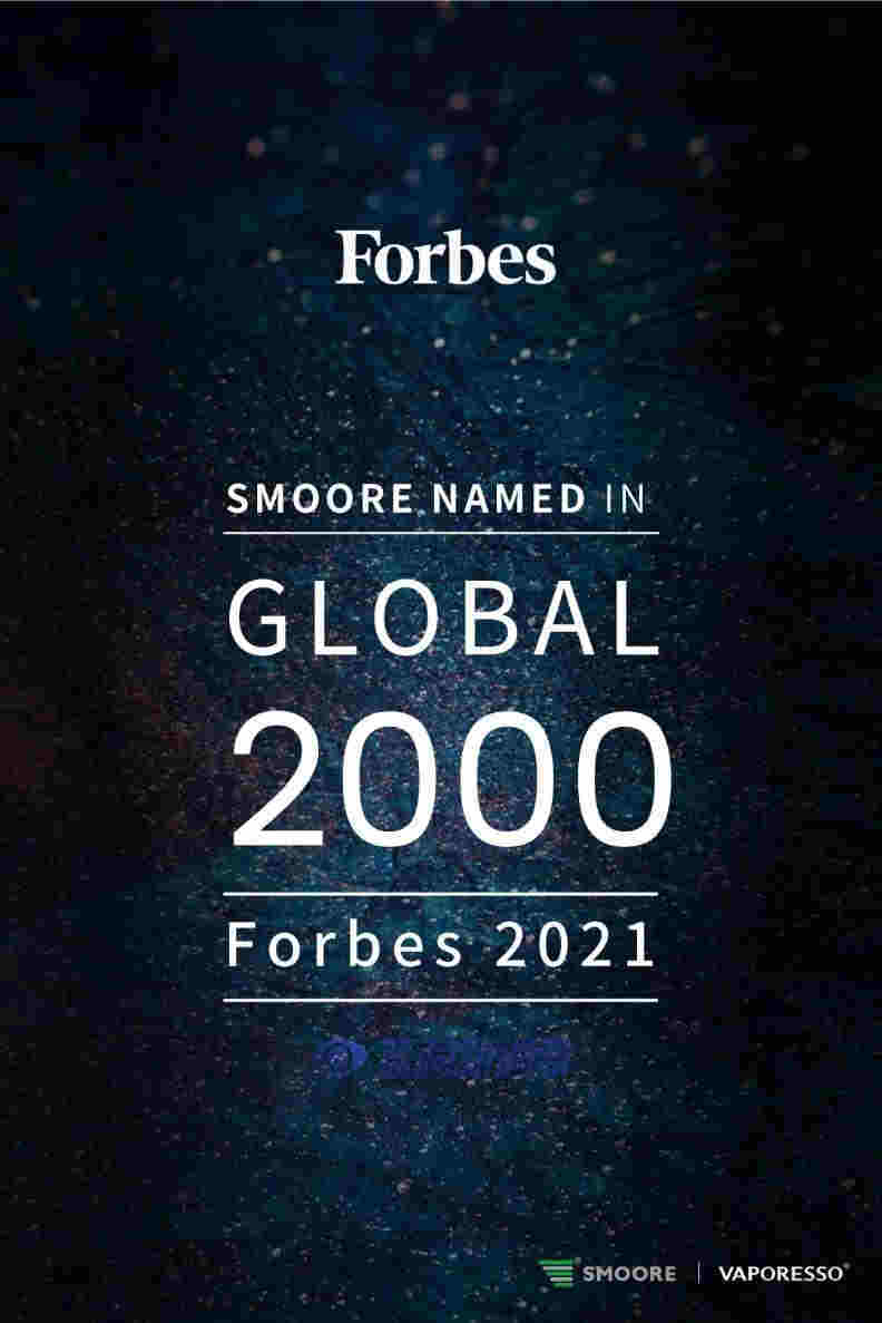 思摩爾上榜福布斯2021全球2000強