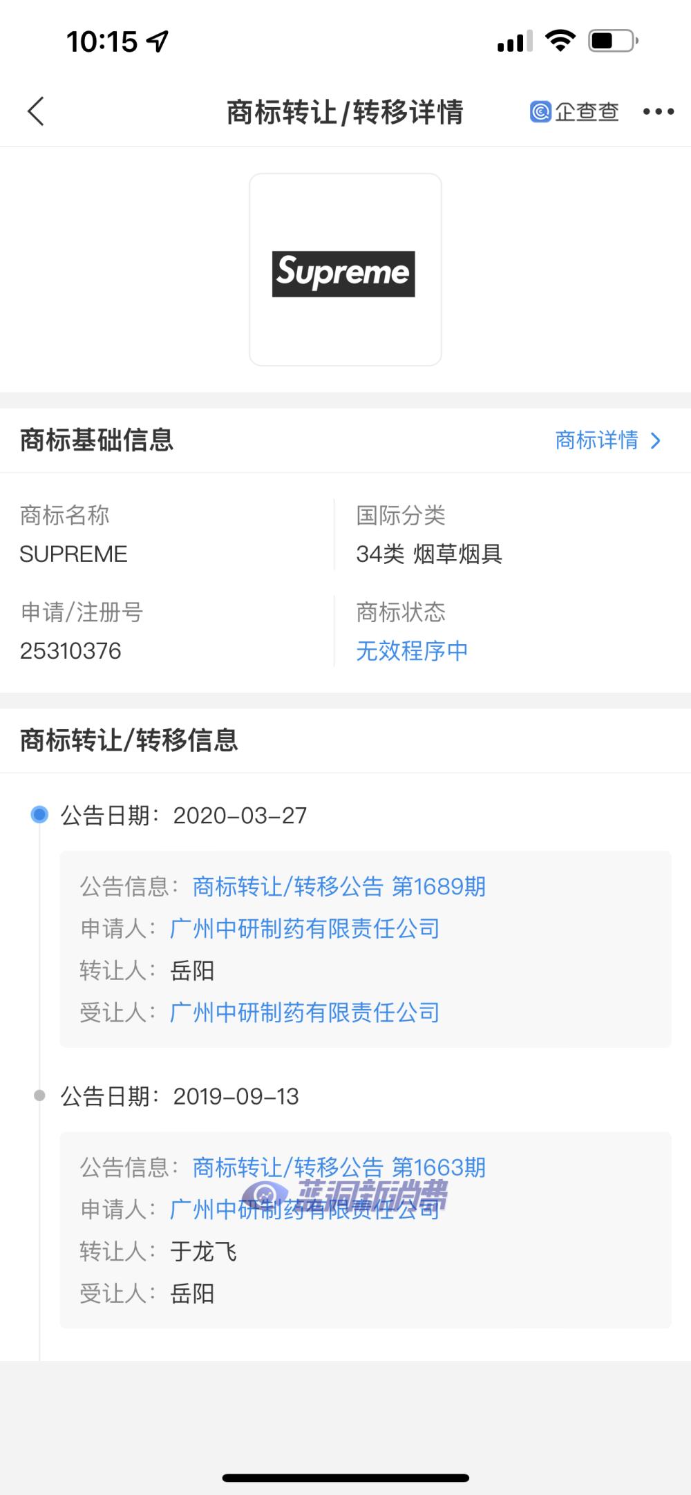VTV電子煙要求門店停用Supreme標識，荒誕授權能否被終結 
